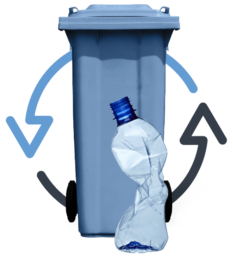recycling van flessen