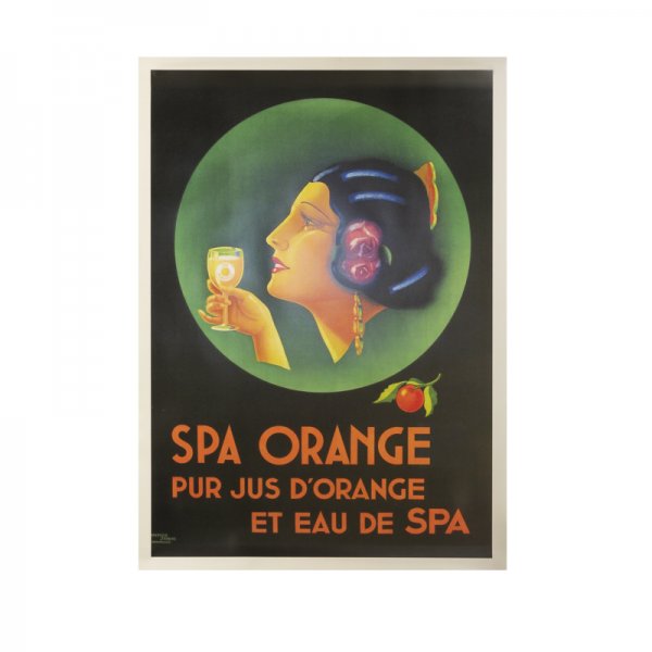 poster spa orange